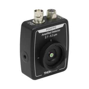 Thorlabs索雷博 PDA07P2 硅光电探测器 200-1100nm 固定增益 低噪声 高速响应 光学测量