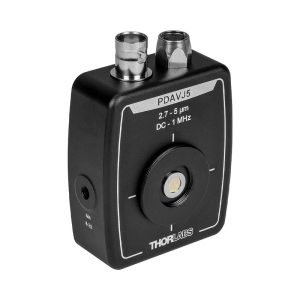 Thorlabs索雷博 PDAVJ5 铟镓砷探测器 500-1700nm 高灵敏度 低噪声 宽光谱 科研实验仪器