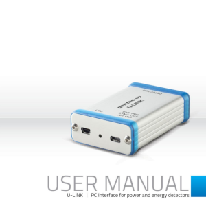 GENTEC-EO U-LINK (RS-232) 显示器和PC接口 USB接口 实时显示 连续波
