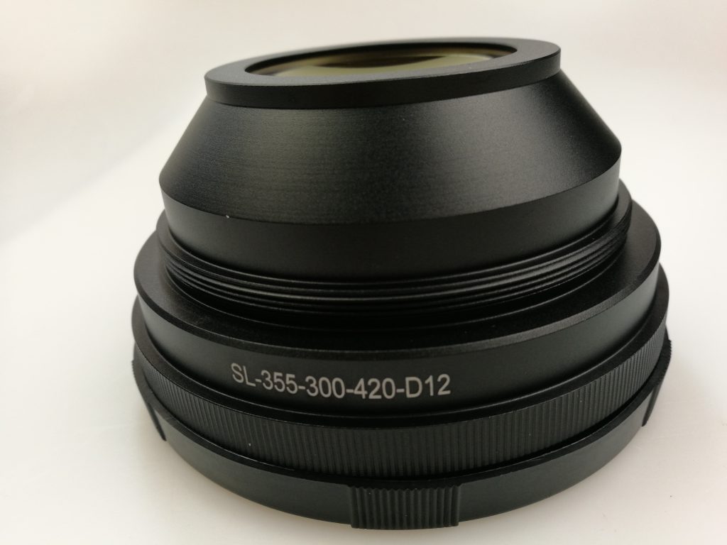 BC SL-355-300-420-D12 紫外场镜 355nm 420mm焦距 300mm幅面