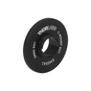 Thorlabs索雷博 SM05A1Adapter，External C-安装座 Threads、External SM05 Threads, 2.6 mm 隔圈