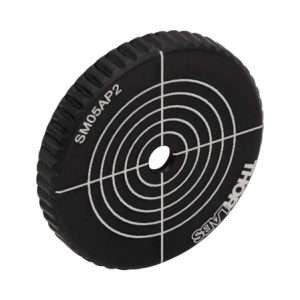 Thorlabs索雷博 SM05AP2Externally SM05-螺纹 Alignment Disk，Ø2 mm 贯穿 Hole
