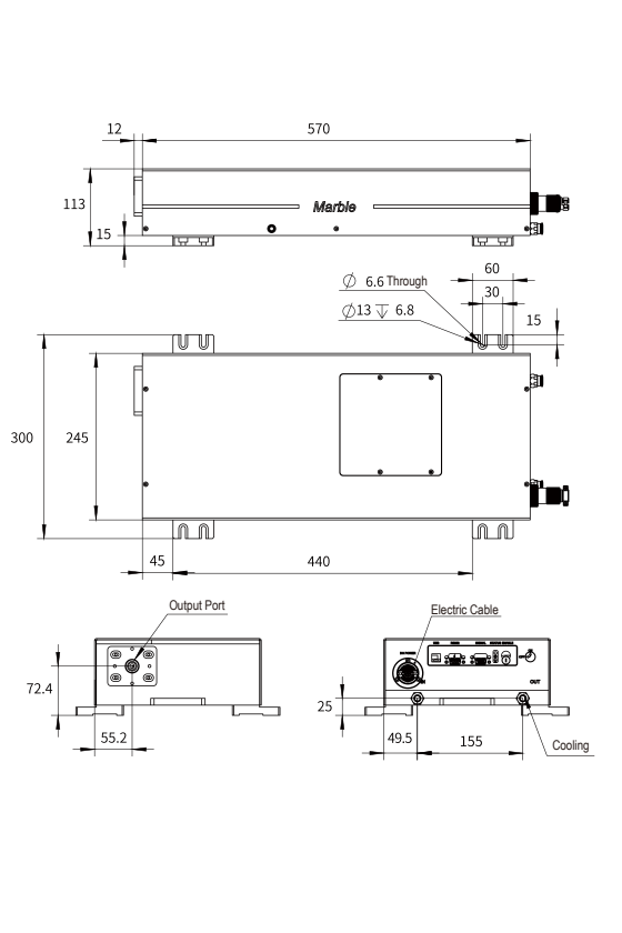 贝林 Belin Marble GR 纳秒绿光激光器 - 图片 3