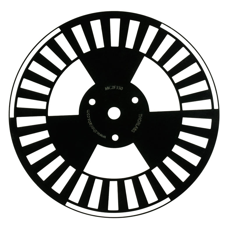 Thorlabs MC2F330 光学斩波器叶片 双频3内槽/30外槽
