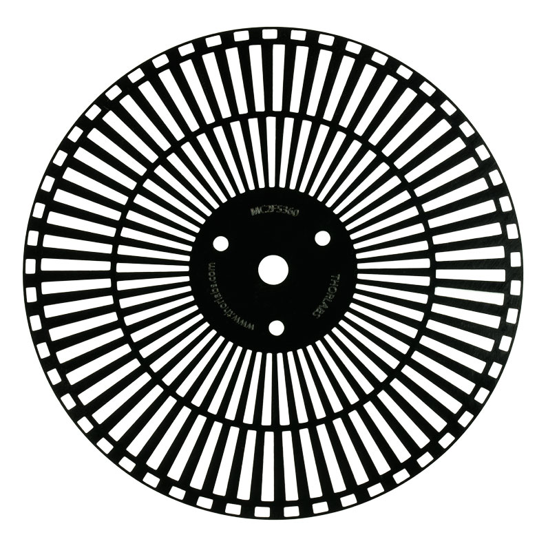 Thorlabs MC2F5360 光学斩波器叶片 双频53内槽/60外槽