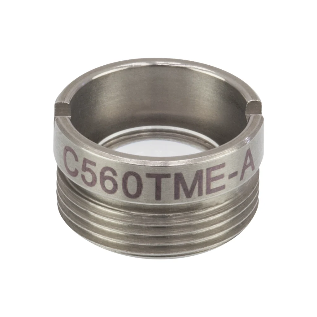 Thorlabs C560TME-A非球面透镜 f=13.9 mm NA=0.18 WD = 11.7 mm 已安装 增透膜:350 - 700 nm