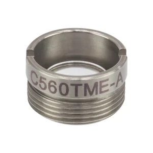 Thorlabs C560TME-A非球面透镜 f=13.9 mm NA=0.18 WD = 11.7 mm 已安装 增透膜:350 - 700 nm