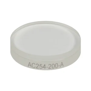 Thorlabs AC254-200-A 消色差双合透镜 Ø25.4mm(Ø1") f=20.0mm A膜(350-700nm)