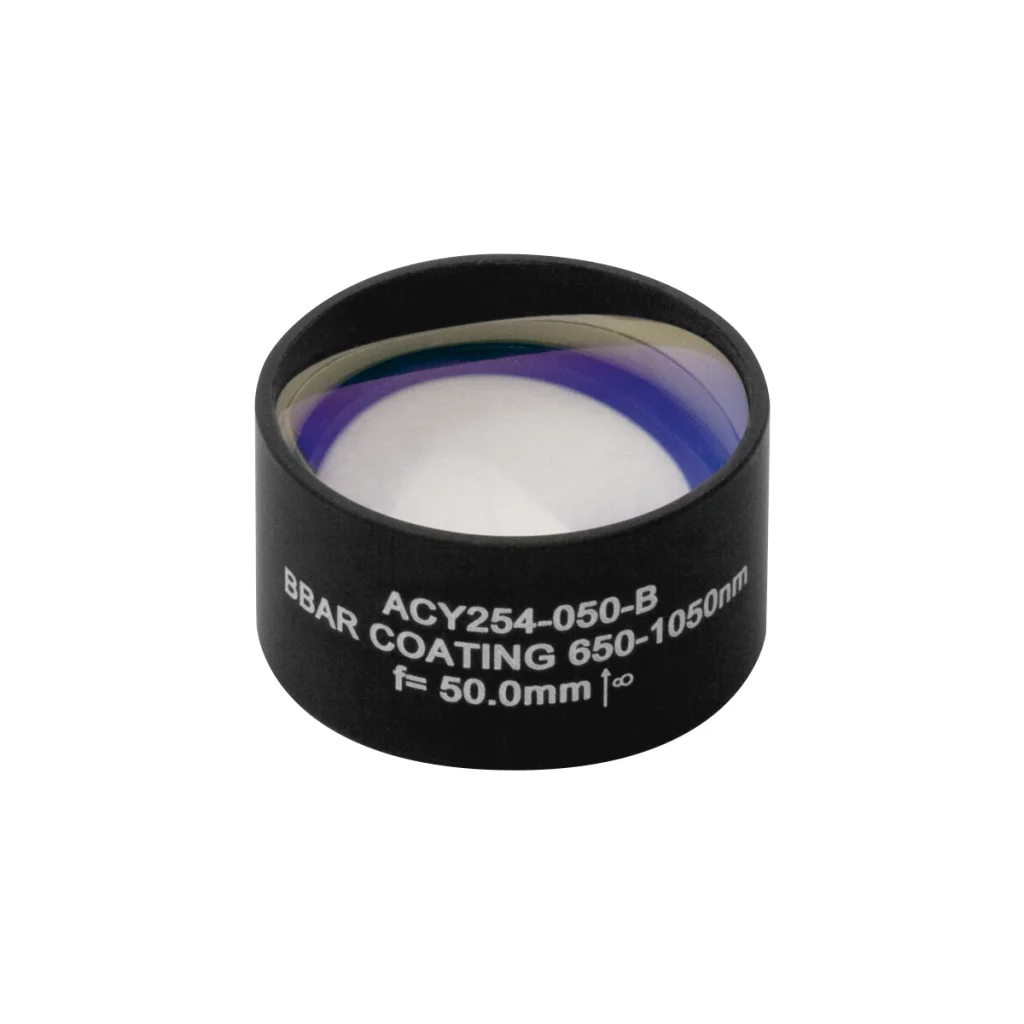 Thorlabs ACY254-050-B 柱面消色差双合透镜 Ø25.4mm(Ø1") f=5.0mm B膜(650-1050nm)