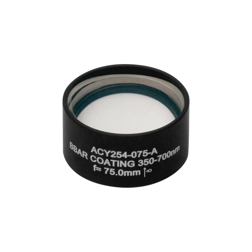 Thorlabs ACY254-075-A 柱面消色差双合透镜 Ø25.4mm(Ø1") f=7.5mm A膜(350-700nm)