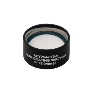 Thorlabs ACY254-075-A 柱面消色差双合透镜 Ø25.4mm(Ø1") f=7.5mm A膜(350-700nm)