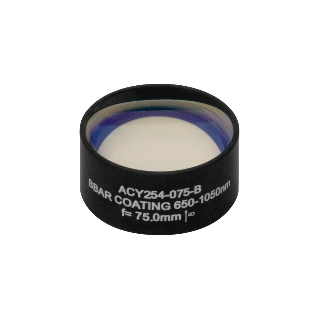 Thorlabs ACY254-075-B 柱面消色差双合透镜 Ø25.4mm(Ø1") f=7.5mm B膜(650-1050nm)