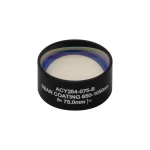 Thorlabs ACY254-075-B 柱面消色差双合透镜 Ø25.4mm(Ø1") f=7.5mm B膜(650-1050nm)