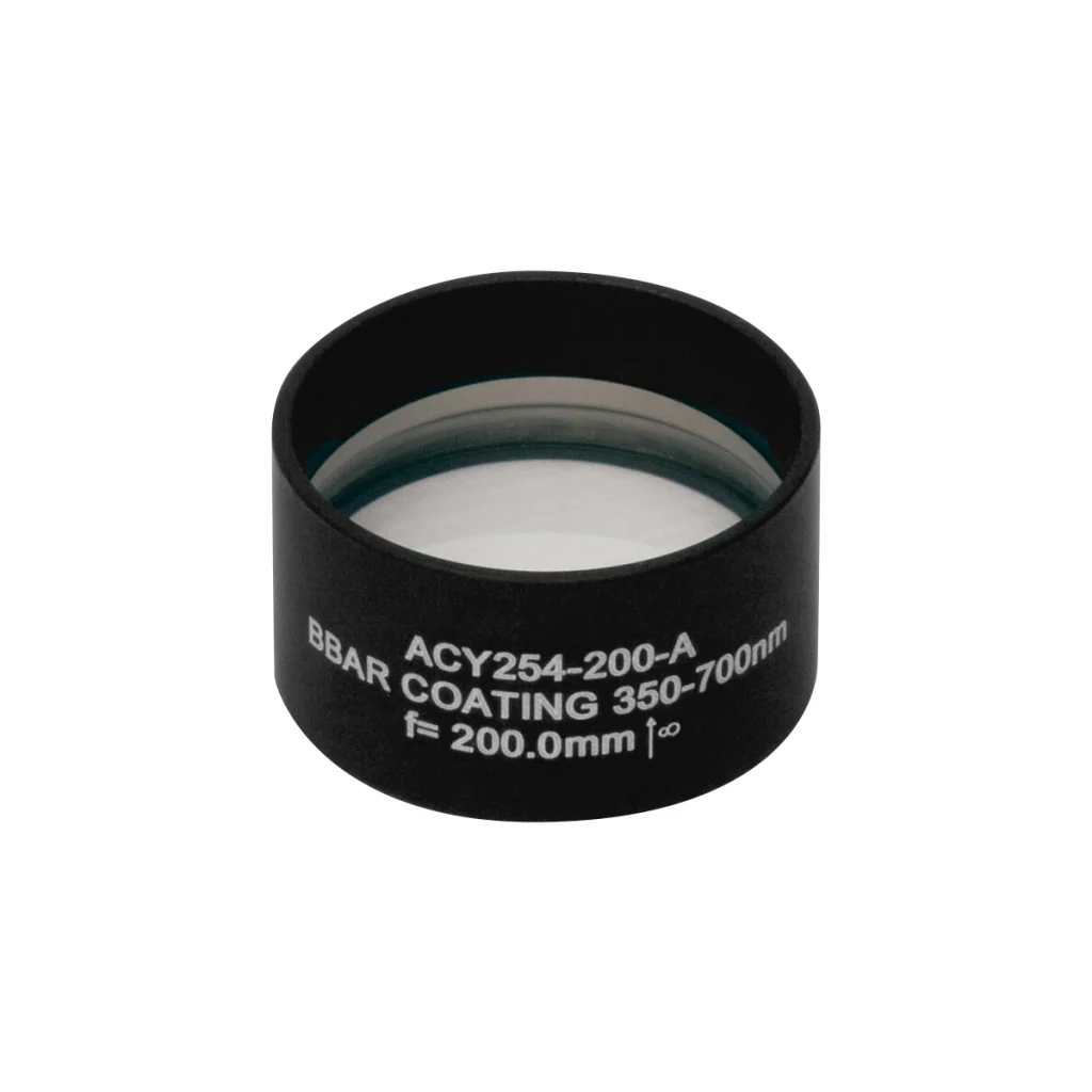 Thorlabs ACY254-200-A 柱面消色差双合透镜 Ø25.4mm(Ø1") f=20.0mm A膜(350-700nm)