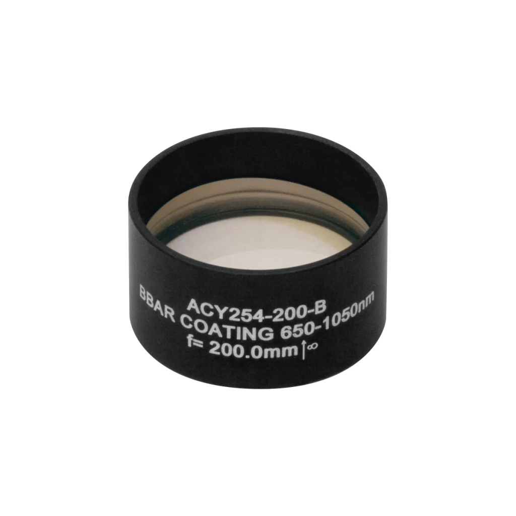 Thorlabs ACY254-200-B 柱面消色差双合透镜 Ø25.4mm(Ø1") f=20.0mm B膜(650-1050nm)