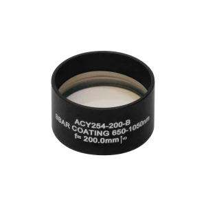 Thorlabs ACY254-200-B 柱面消色差双合透镜 Ø25.4mm(Ø1") f=20.0mm B膜(650-1050nm)