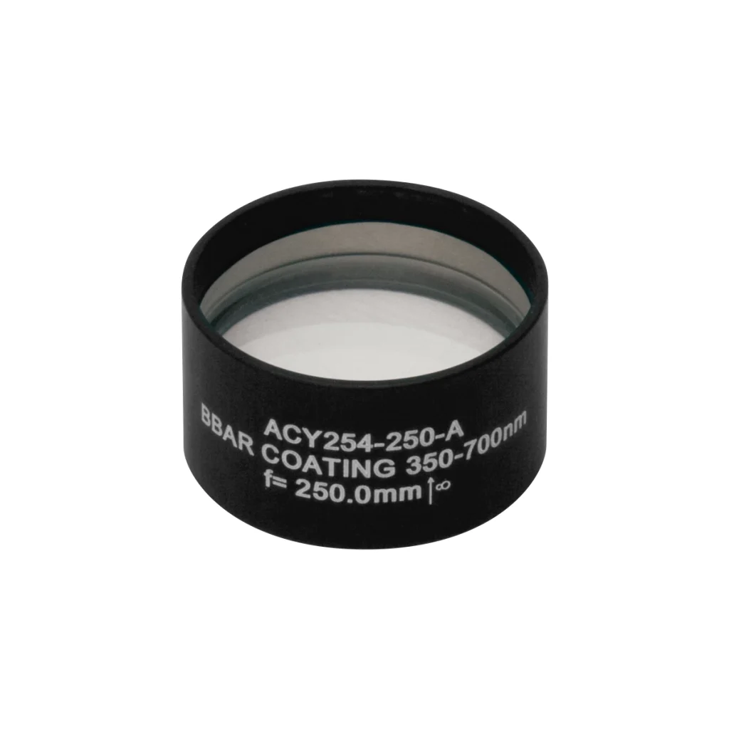 Thorlabs ACY254-250-A 柱面消色差双合透镜 Ø25.4mm(Ø1") f=25.0mm A膜(350-700nm)
