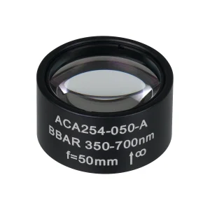 Thorlabs ACA254-050-A 非球面消色差双合透镜 Ø25.4mm(Ø1") f=5.0mm A膜(350-700nm)