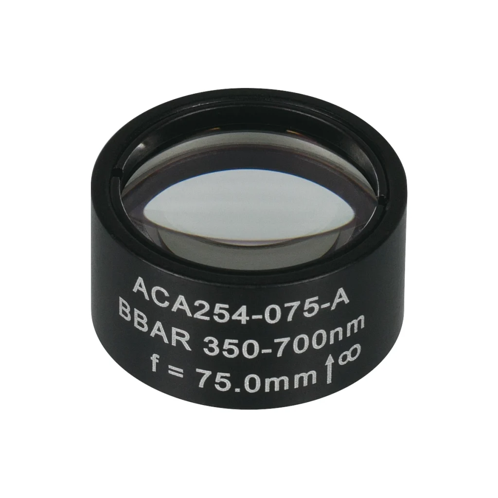 Thorlabs ACA254-075-A 非球面消色差双合透镜 Ø25.4mm(Ø1") f=7.5mm A膜(350-700nm)