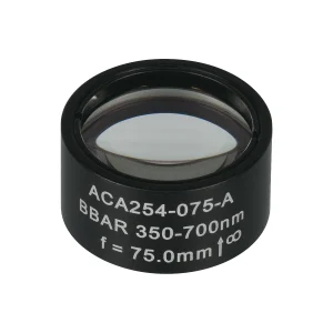 Thorlabs ACA254-075-A 非球面消色差双合透镜 Ø25.4mm(Ø1") f=7.5mm A膜(350-700nm)