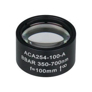 Thorlabs ACA254-100-A 非球面消色差双合透镜 Ø25.4mm(Ø1") f=10.0mm A膜(350-700nm)