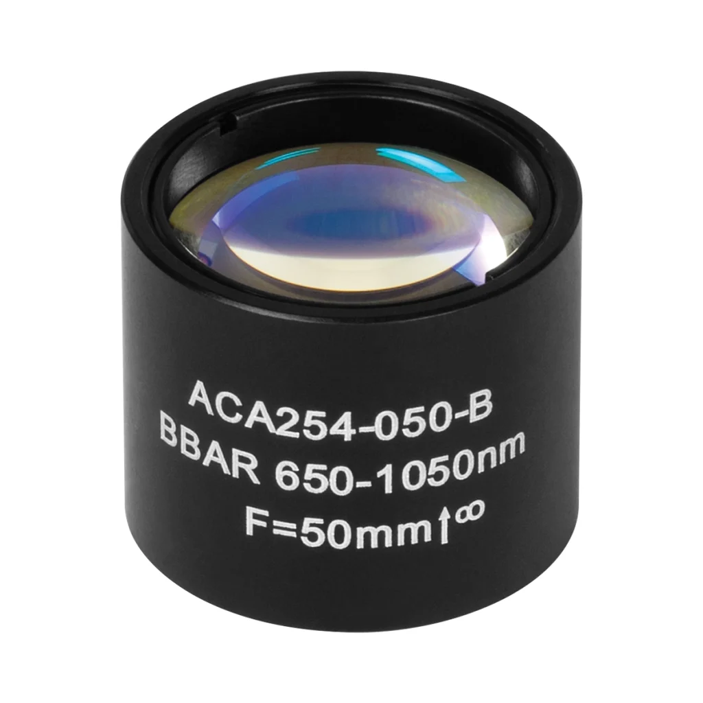 Thorlabs ACA254-050-B 非球面消色差双合透镜 Ø25.4mm(Ø1") f=5.0mm B膜(650-1050nm)