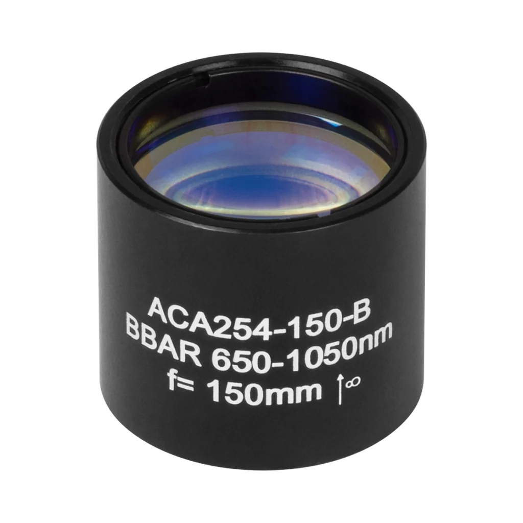 Thorlabs ACA254-150-B 非球面消色差双合透镜 Ø25.4mm(Ø1") f=15.0mm B膜(650-1050nm)