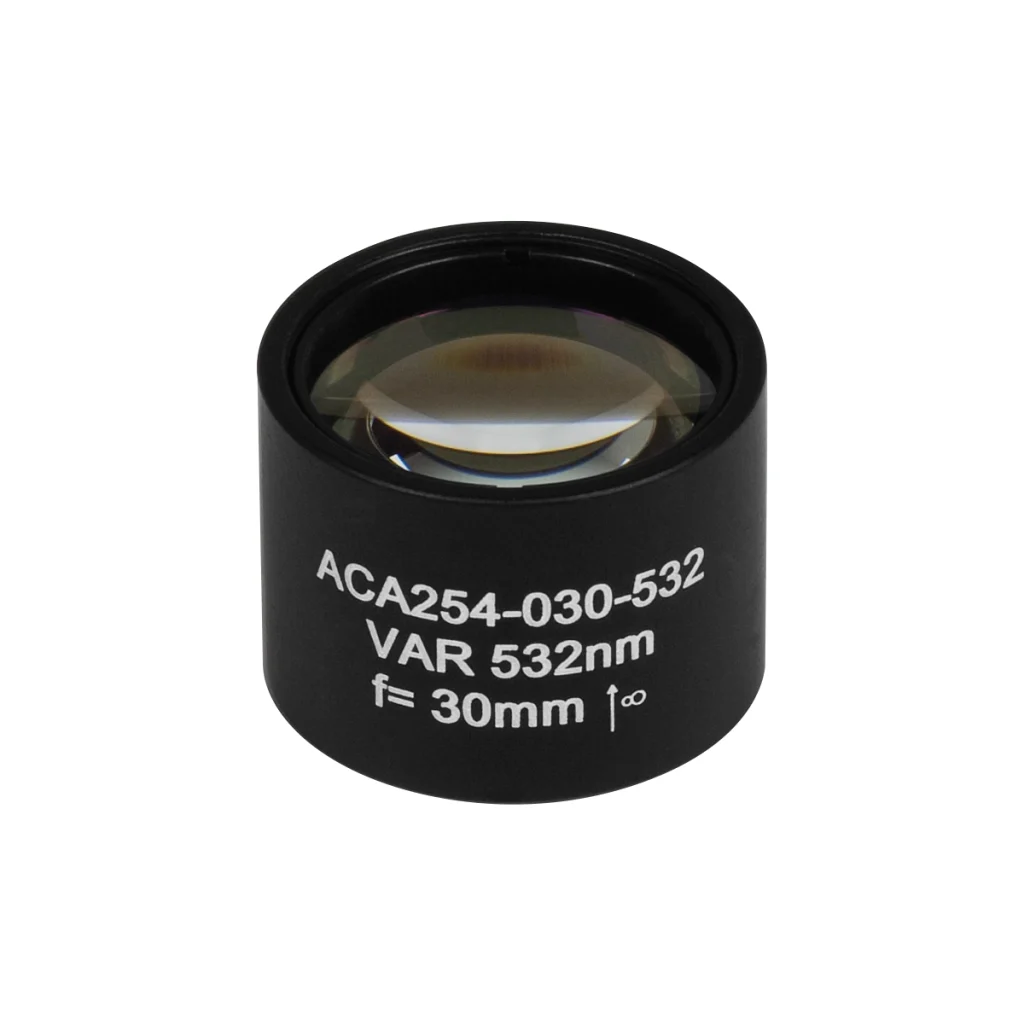 Thorlabs ACA254-030-532 非球面消色差双合透镜 Ø25.4mm(Ø1") f=3.0mm 未镀膜