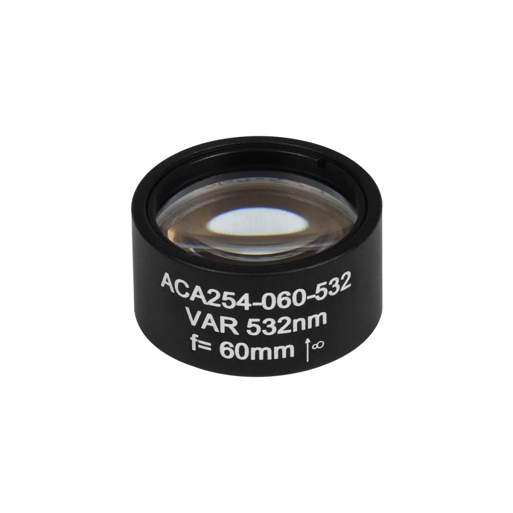 Thorlabs ACA254-060-532 非球面消色差双合透镜 Ø25.4mm(Ø1") f=6.0mm 未镀膜