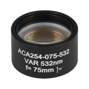 Thorlabs ACA254-075-532 非球面消色差双合透镜 Ø25.4mm(Ø1") f=7.5mm 未镀膜