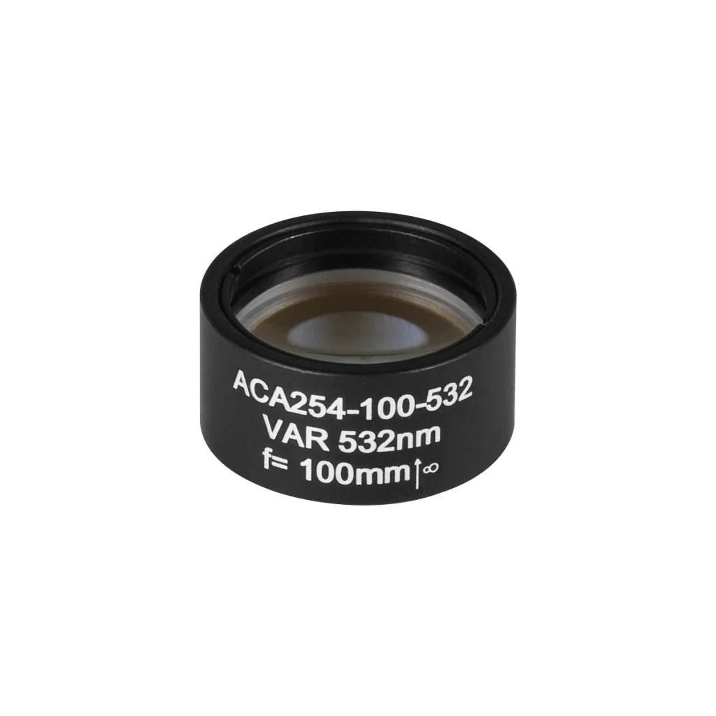 Thorlabs ACA254-100-532 非球面消色差双合透镜 Ø25.4mm(Ø1") f=10.0mm 未镀膜