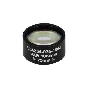 Thorlabs ACA254-075-1064 非球面消色差双合透镜 Ø25.4mm(Ø1") f=7.5mm 未镀膜