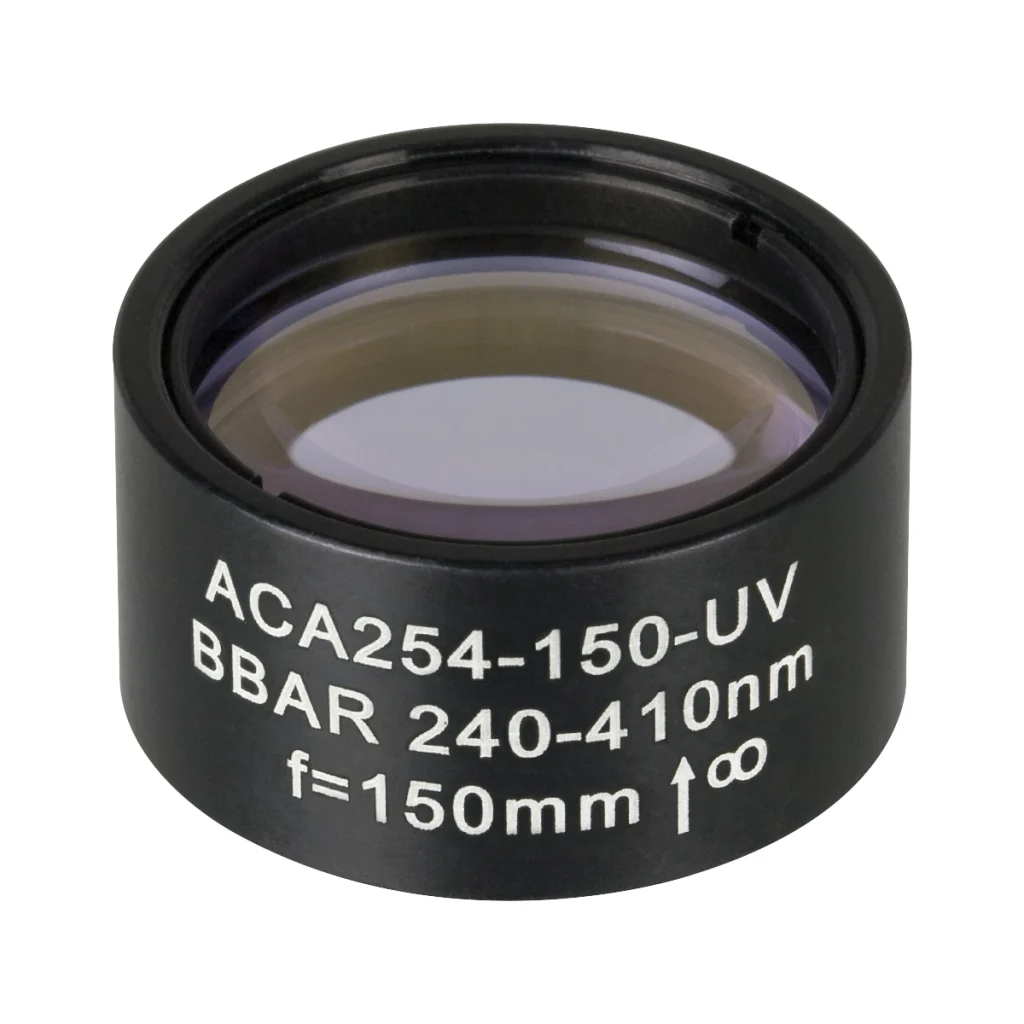Thorlabs ACA254-150-UV 非球面消色差双合透镜 Ø25.4mm(Ø1") f=15.0mm UV膜(245-400nm)