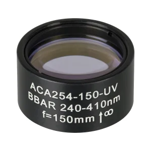 Thorlabs ACA254-150-UV 非球面消色差双合透镜 Ø25.4mm(Ø1") f=15.0mm UV膜(245-400nm)