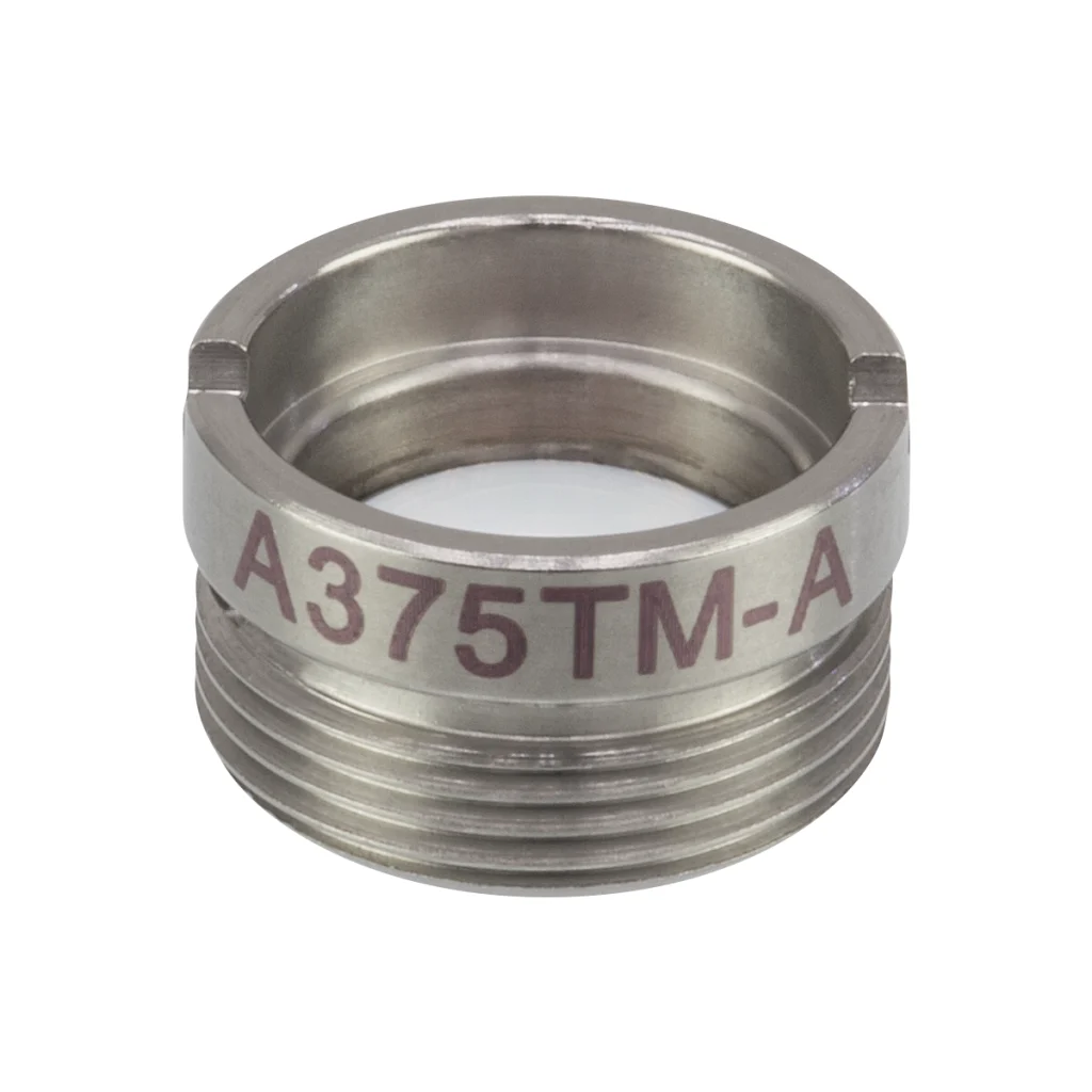 Thorlabs A375TM-A非球面透镜 f=7.50 mm NA=0.30 WD = 5.59 mm 已安装 增透膜:350-700 nm
