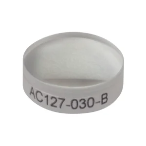 Thorlabs AC127-030-B 消色差双合透镜 Ø12.7mm(Ø1/2") f=3.0mm B膜(650-1050nm)