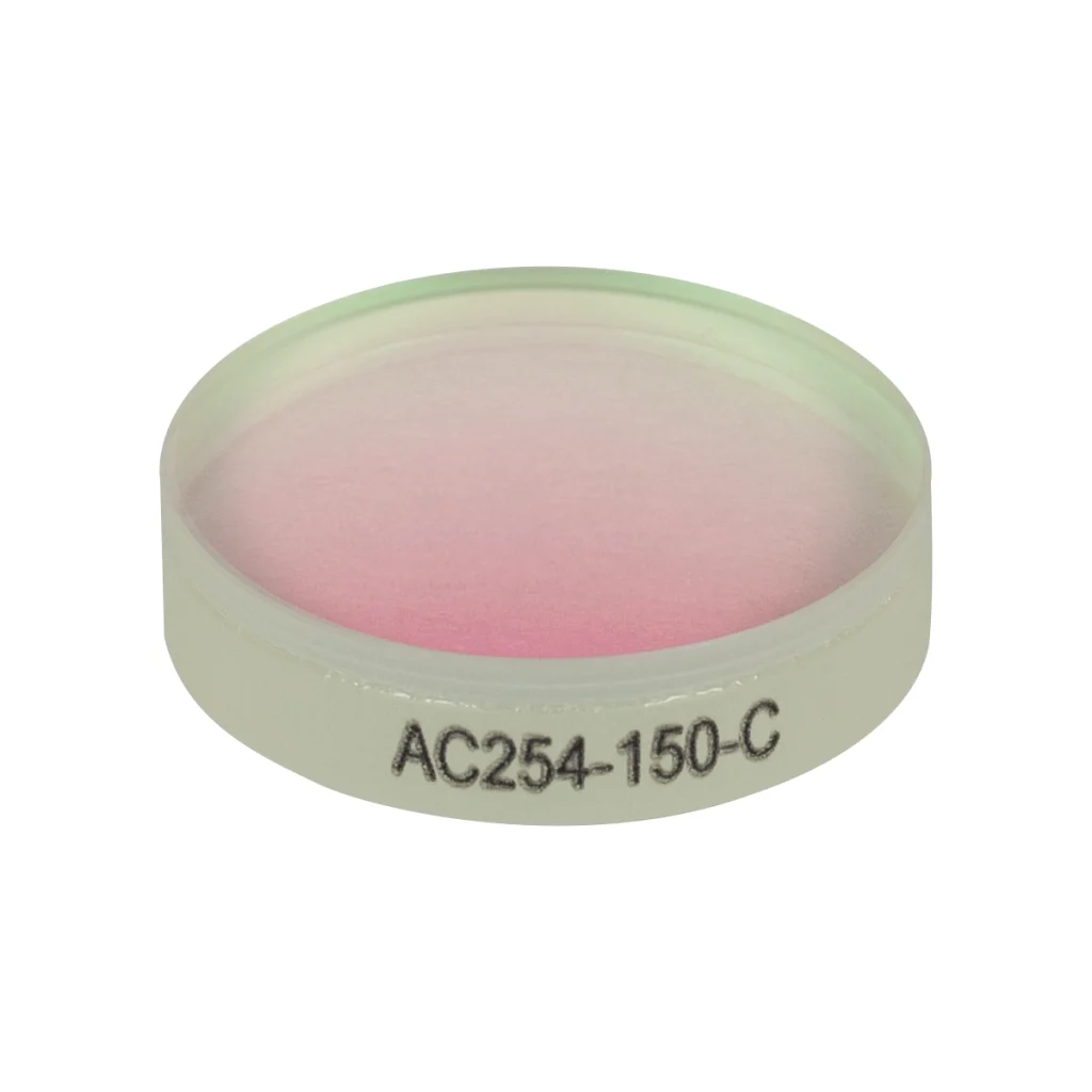 Thorlabs AC254-150-C 消色差双合透镜 Ø25.4mm(Ø1") f=15.0mm C膜(1050-1700nm)