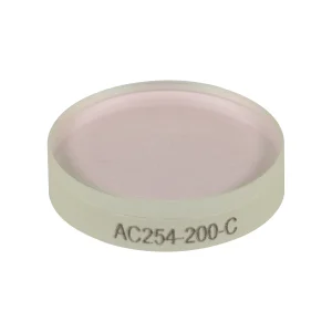 Thorlabs AC254-200-C 消色差双合透镜 Ø25.4mm(Ø1") f=20.0mm C膜(1050-1700nm)