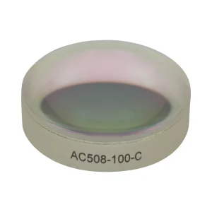 Thorlabs AC508-100-C 消色差双合透镜 Ø50.8mm(Ø2") f=10.0mm C膜(1050-1700nm)