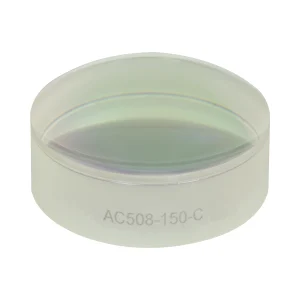 Thorlabs AC508-150-C 消色差双合透镜 Ø50.8mm(Ø2") f=15.0mm C膜(1050-1700nm)