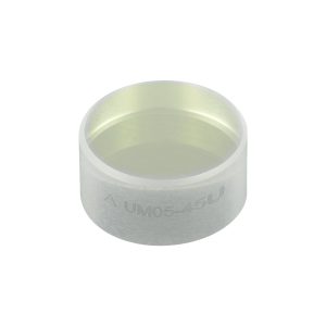 Thorlabs UM05-45U 低群延迟色散超快反射镜,Ø1/2英寸,355 - 445 nm,45°入射角