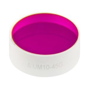Thorlabs UM10-45G 低GDD超快反射镜,Ø1英寸,460 - 590 nm,入射角45°
