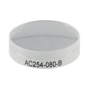 Thorlabs AC254-080-B 消色差双合透镜 Ø25.4mm(Ø1") f=8.0mm B膜(650-1050nm)