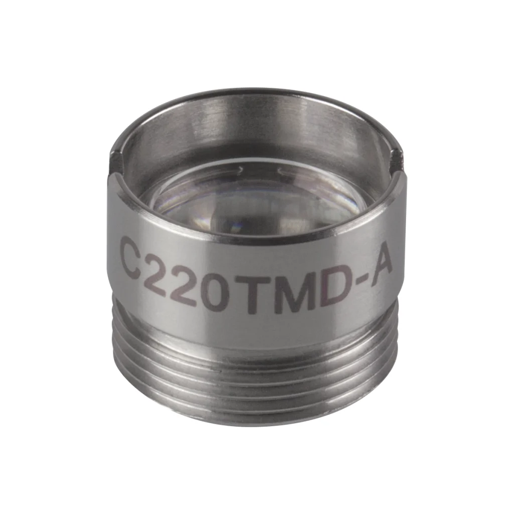 Thorlabs C220TMD-A非球面透镜 f=11.0 mm NA=0.25 WD = 5.8 mm 已安装 增透膜：350-700 nm