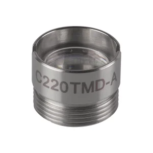 Thorlabs C220TMD-A非球面透镜 f=11.0 mm NA=0.25 WD = 5.8 mm 已安装 增透膜：350-700 nm