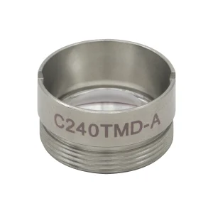 Thorlabs C240TMD-A非球面透镜 f=8.0 mm NA=0.50 WD = 3.8 mm 已安装 增透膜：350-700 nm