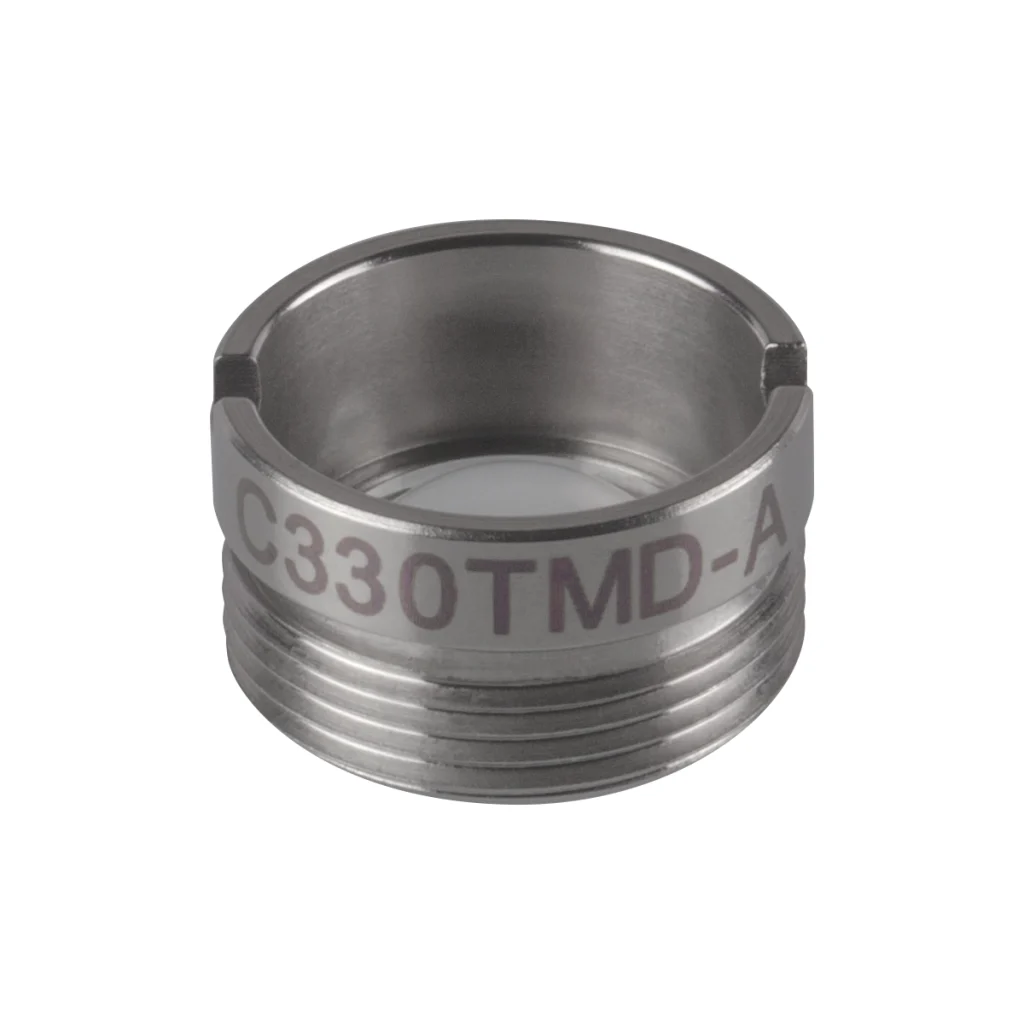Thorlabs C330TMD-A非球面透镜 f=3.1 mm NA=0.70 WD = 1.8 mm 已安装 增透膜:350-700 nm