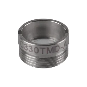 Thorlabs C330TMD-A非球面透镜 f=3.1 mm NA=0.70 WD = 1.8 mm 已安装 增透膜:350-700 nm