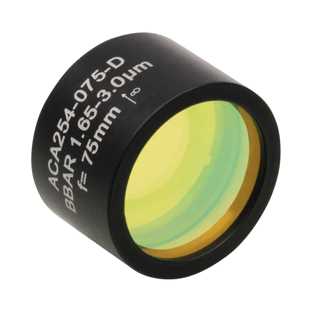 Thorlabs ACA254-075-D 非球面消色差双合透镜 Ø25.4mm(Ø1") f=7.5mm D膜
