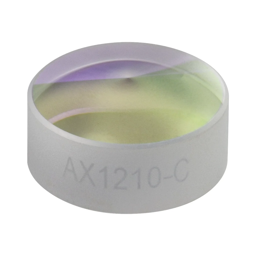 Thorlabs AX1210-C 锥形透镜 N-BK7 Ø12.7mm(Ø1/2") 10.0° C膜(1050-1700nm)